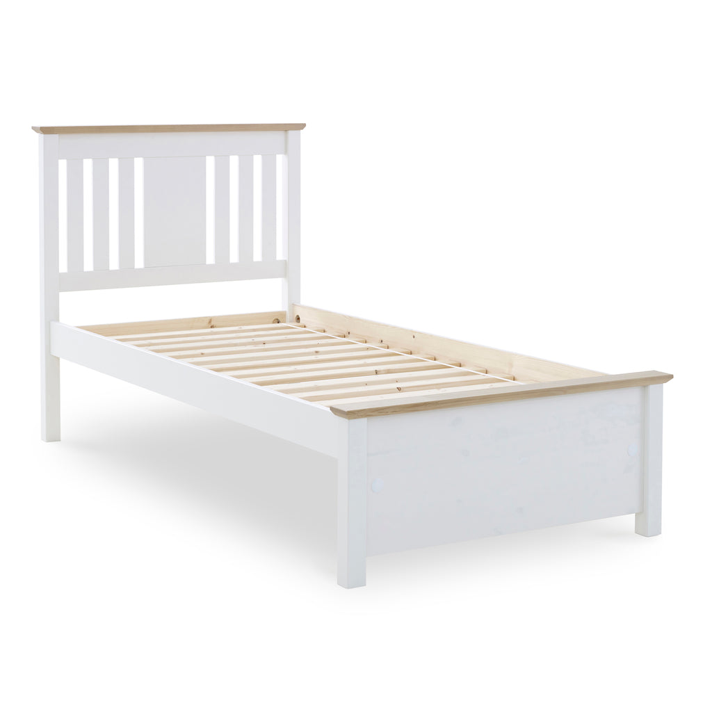 Chester White Single Wooden Bed
