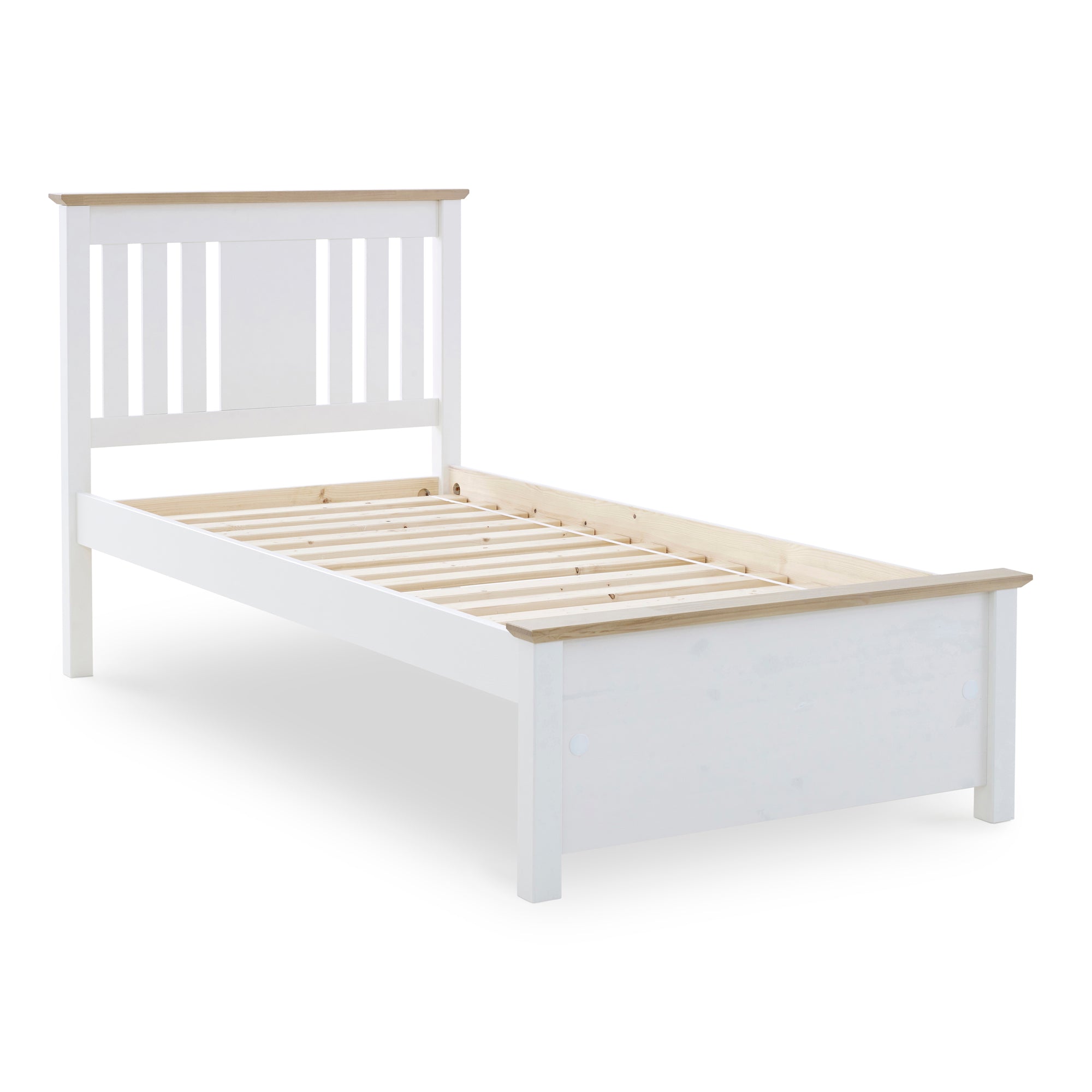 Chester White Single Wooden Bed