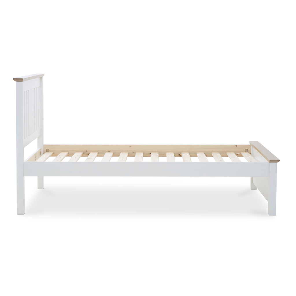 Chester White Single Wooden Bed