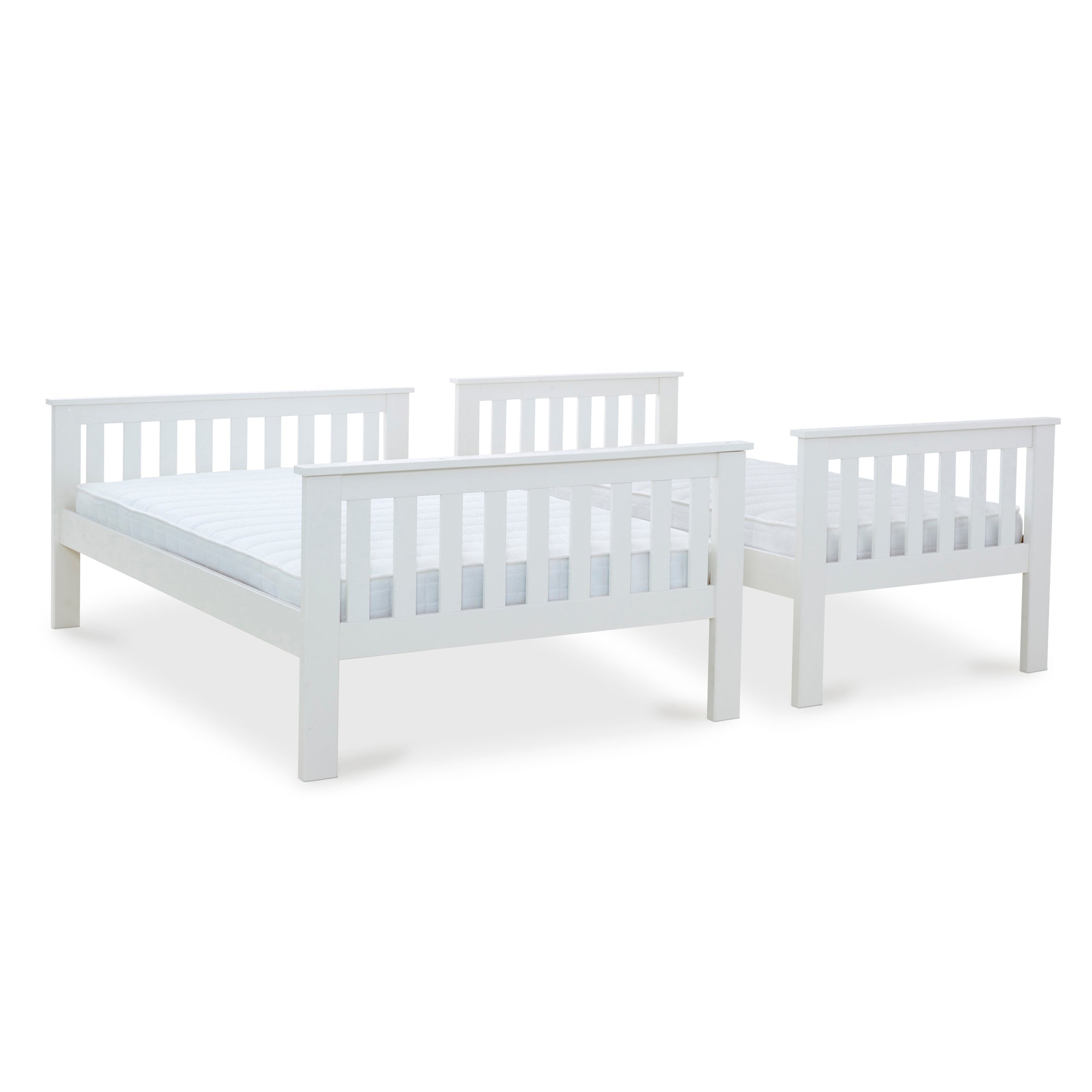 Carra White Triple Sleeper Bunk Bed