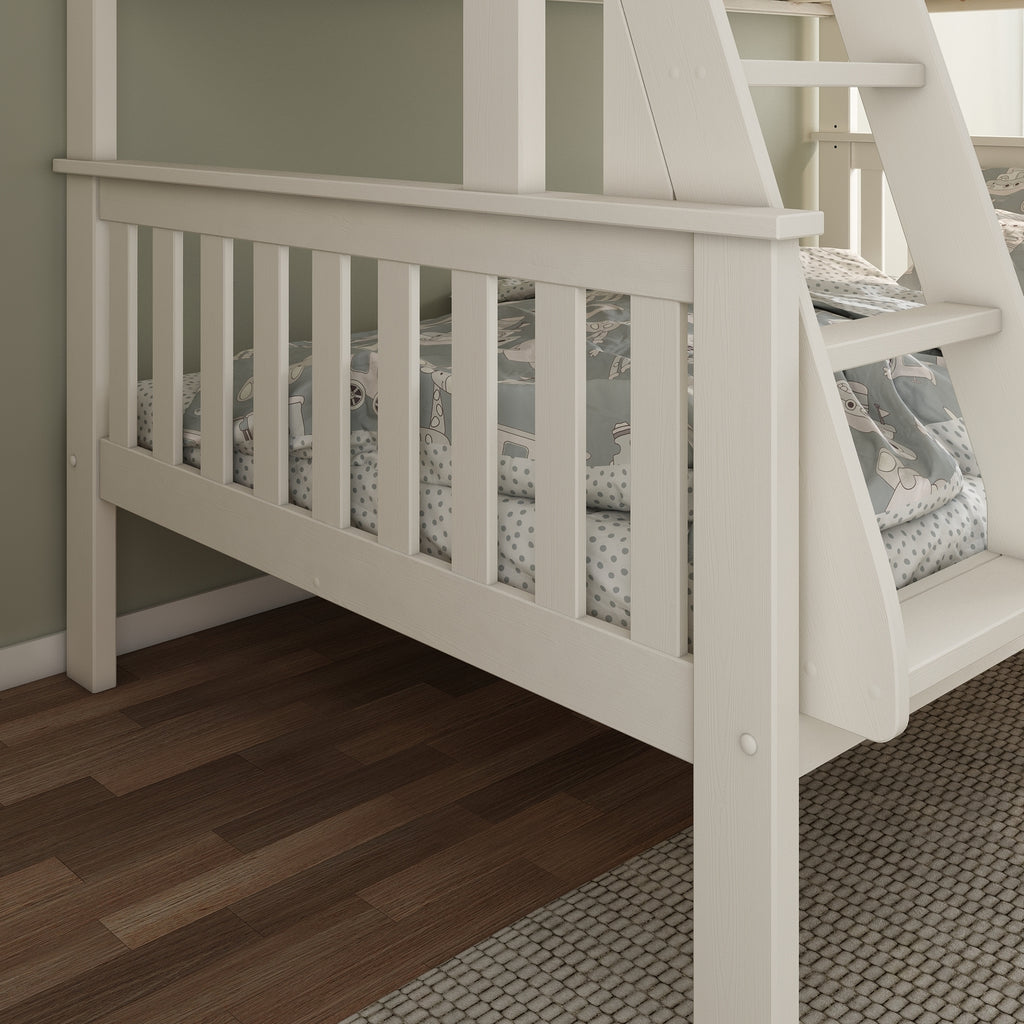 Carra White Triple Sleeper Bunk Bed