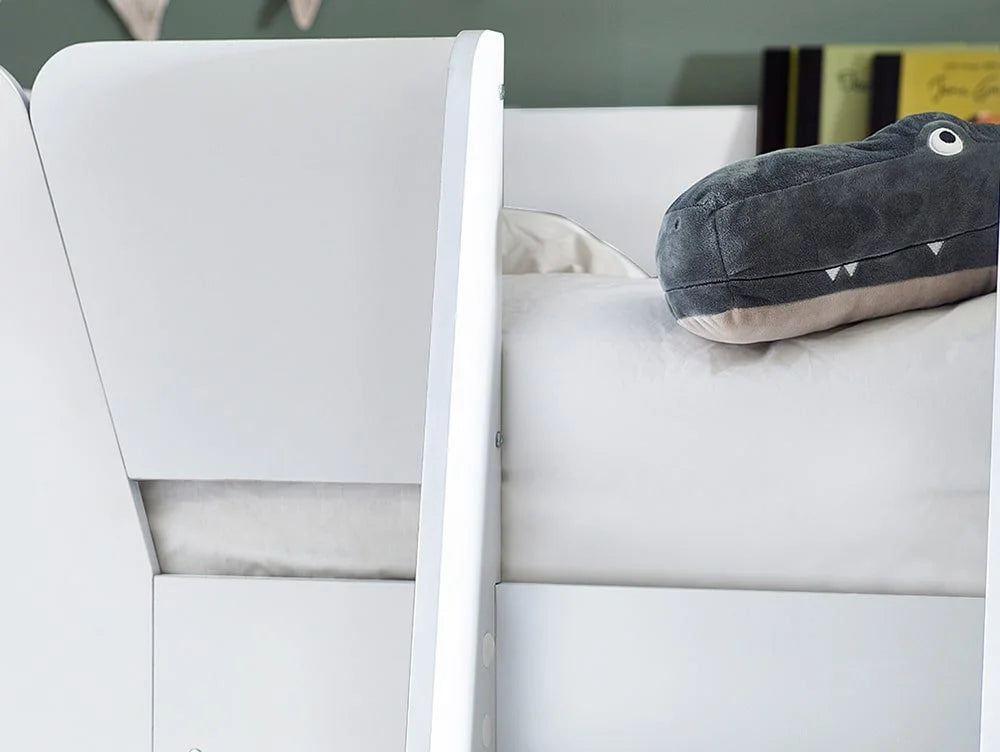 Archer 90cm Wooden Bunk Bed – White