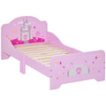 Low Kids Bed Frame with Princess Castle Headboard