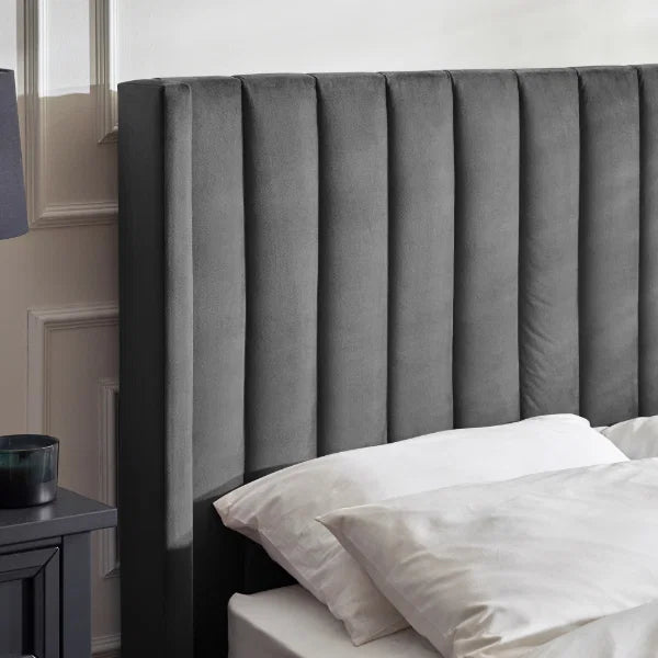 Clara Ottoman TV Bed 135cm - Dark Grey
