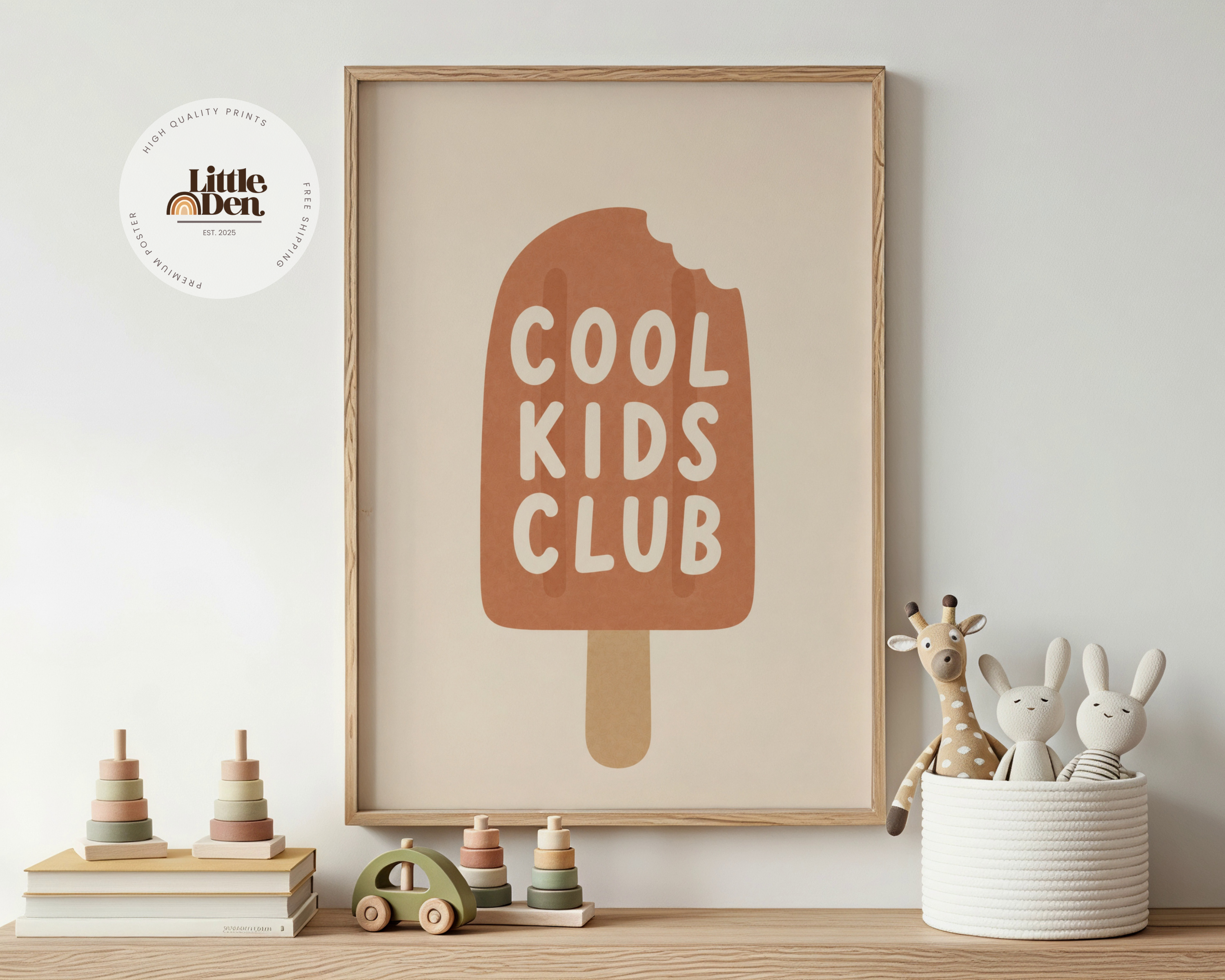 Cool Kids Club Lollipop Nursery Print | Framed or Unframed