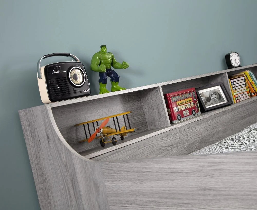 Jupiter Mid Sleeper Bed – Grey Oak