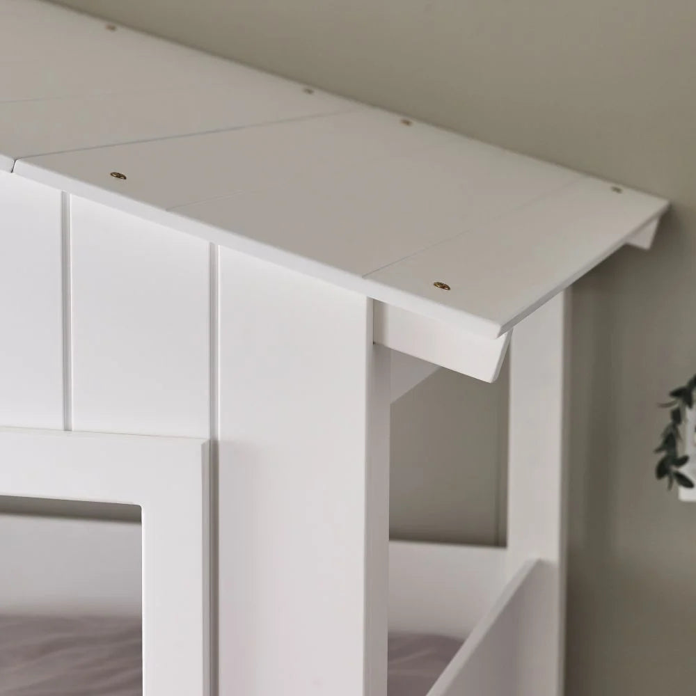 Acorn Treehouse Midsleeper & Storage Unit - White