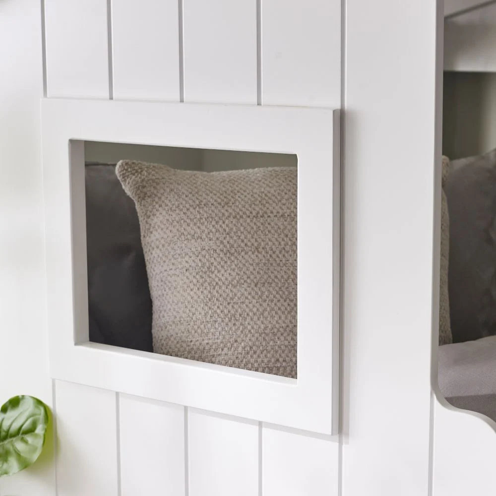 Acorn Treehouse Midsleeper & Storage Unit - White