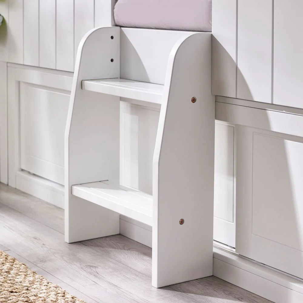 Acorn Treehouse Midsleeper & Storage Unit - White