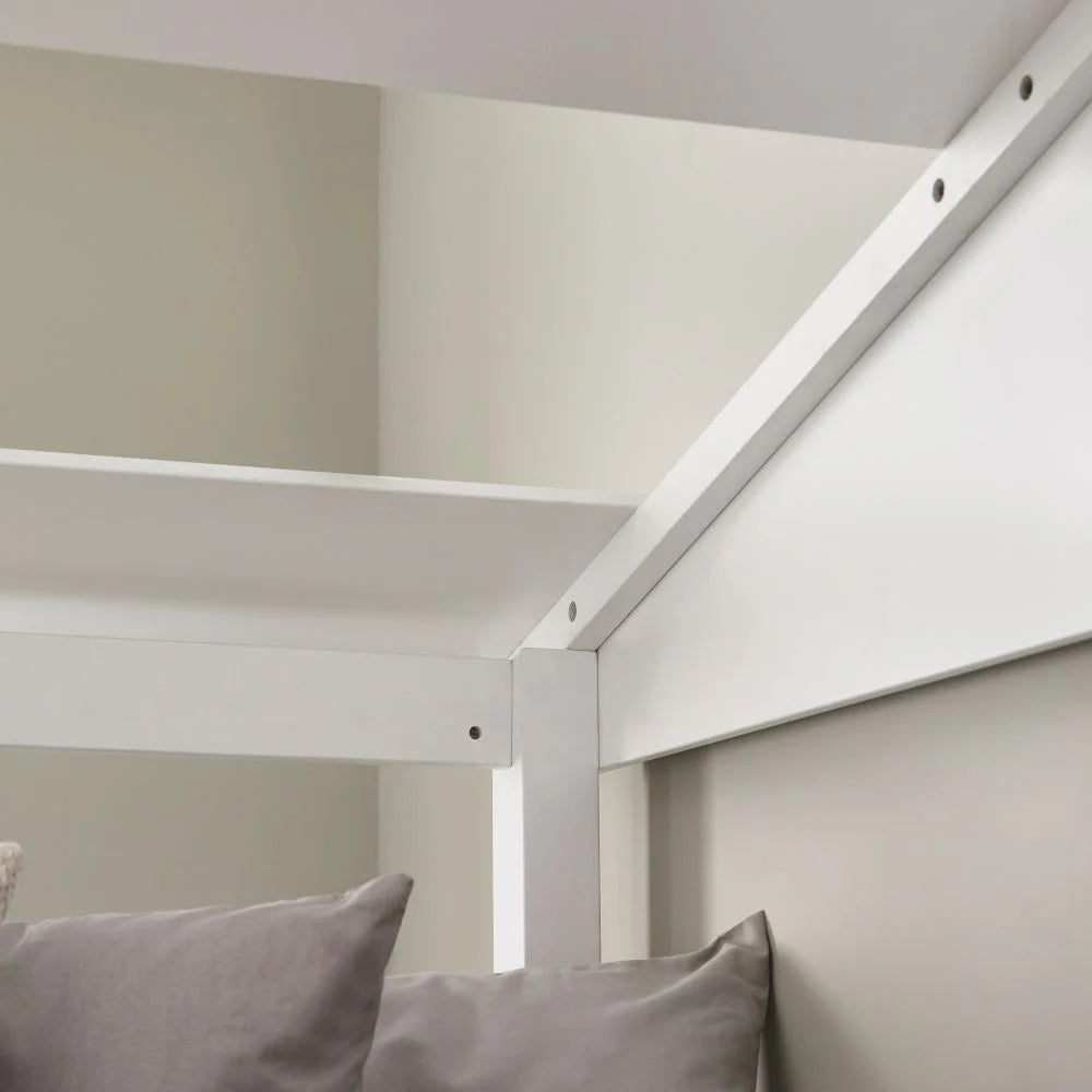 Acorn Treehouse Midsleeper & Storage Unit - White