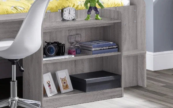 Neptune 3ft Single Mid Sleeper Bed – Grey Oak