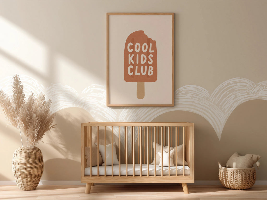 Cool Kids Club Lollipop Nursery Print | Framed or Unframed