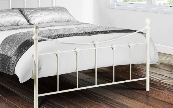 Margot 3ft Single Bed - Stone White