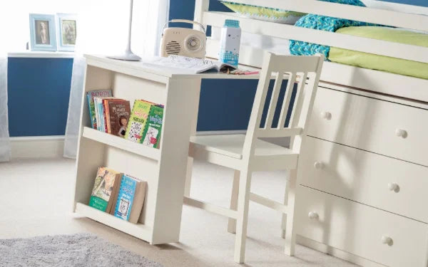 Willow 3ft Single High Sleeper Bed – Stone White
