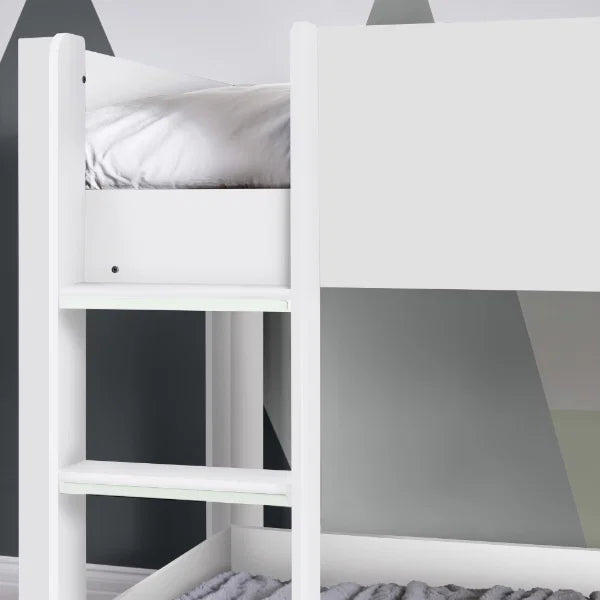 Solomon Wooden Bunk Bed – White