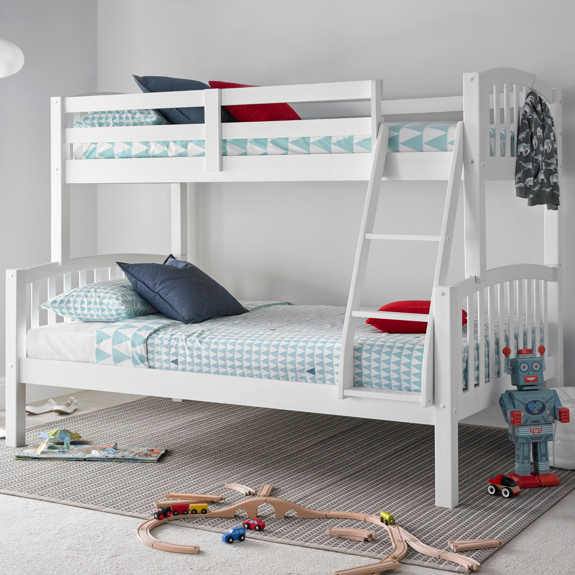 Mya White Triple Sleeper Bunk Bed