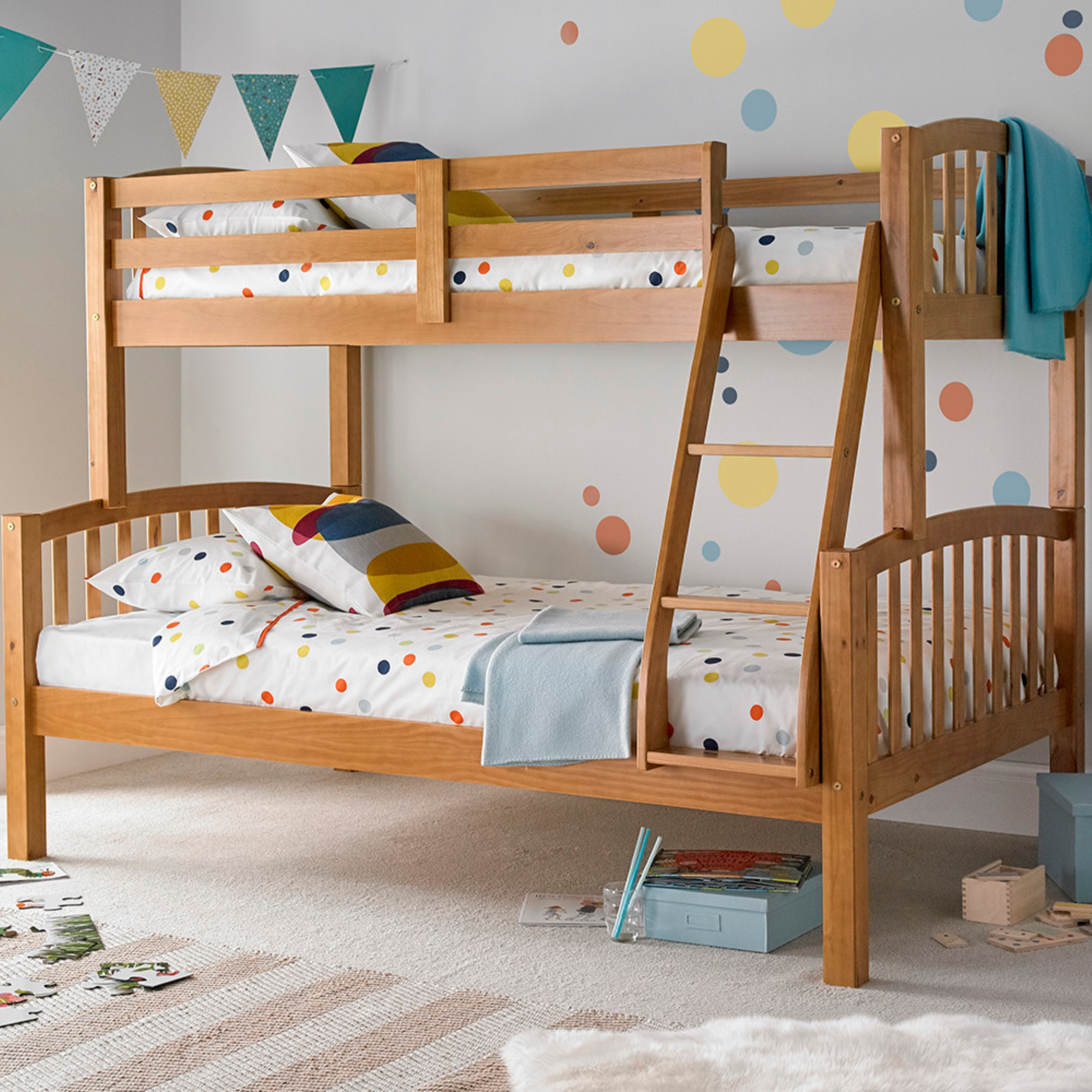 Mya Pine Triple Sleeper Bunk Bed