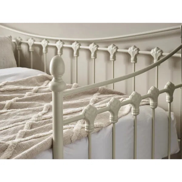 Versailles 3ft Single Day Bed – Stone White