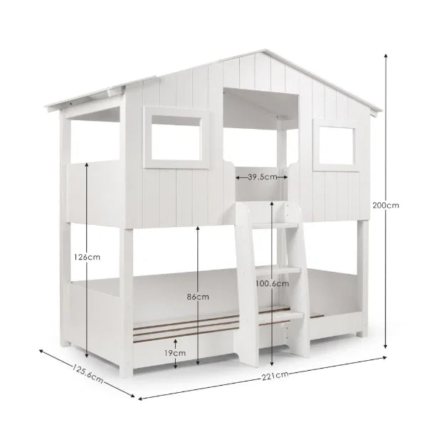 Willow Treehouse Bunk White