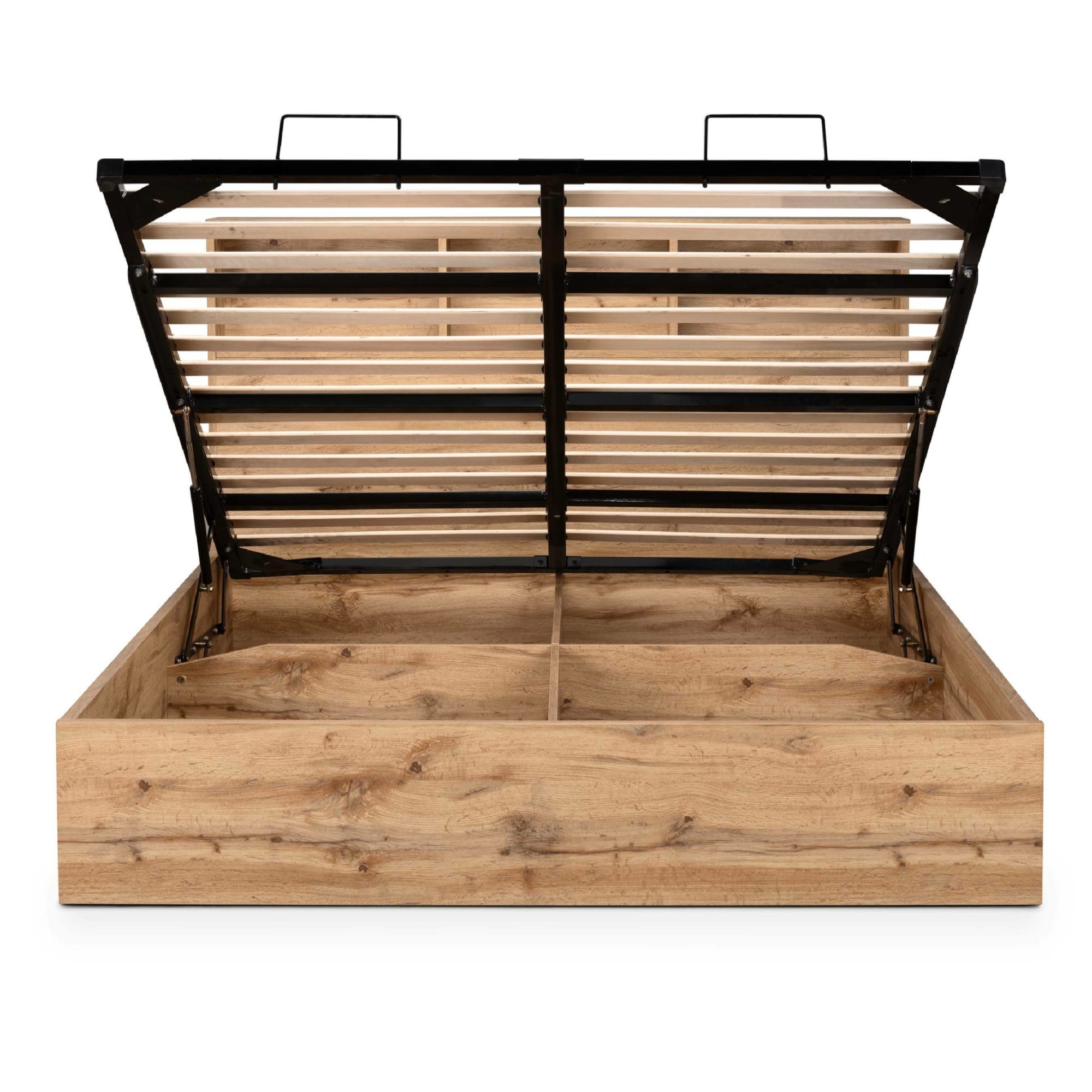 Bali Ottoman Storage 90cm Single Bed - Light Oak