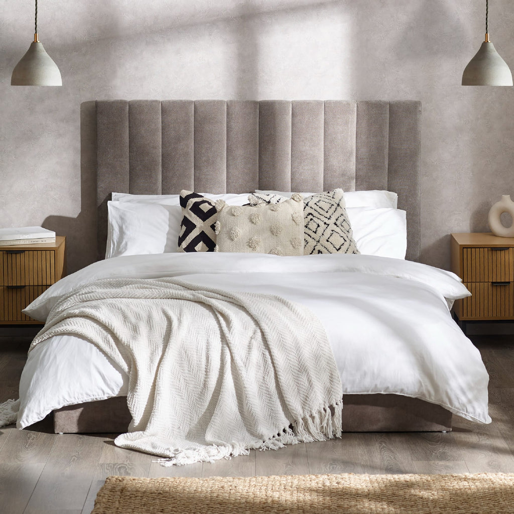 Eloise 90cm Single Bed - Grey