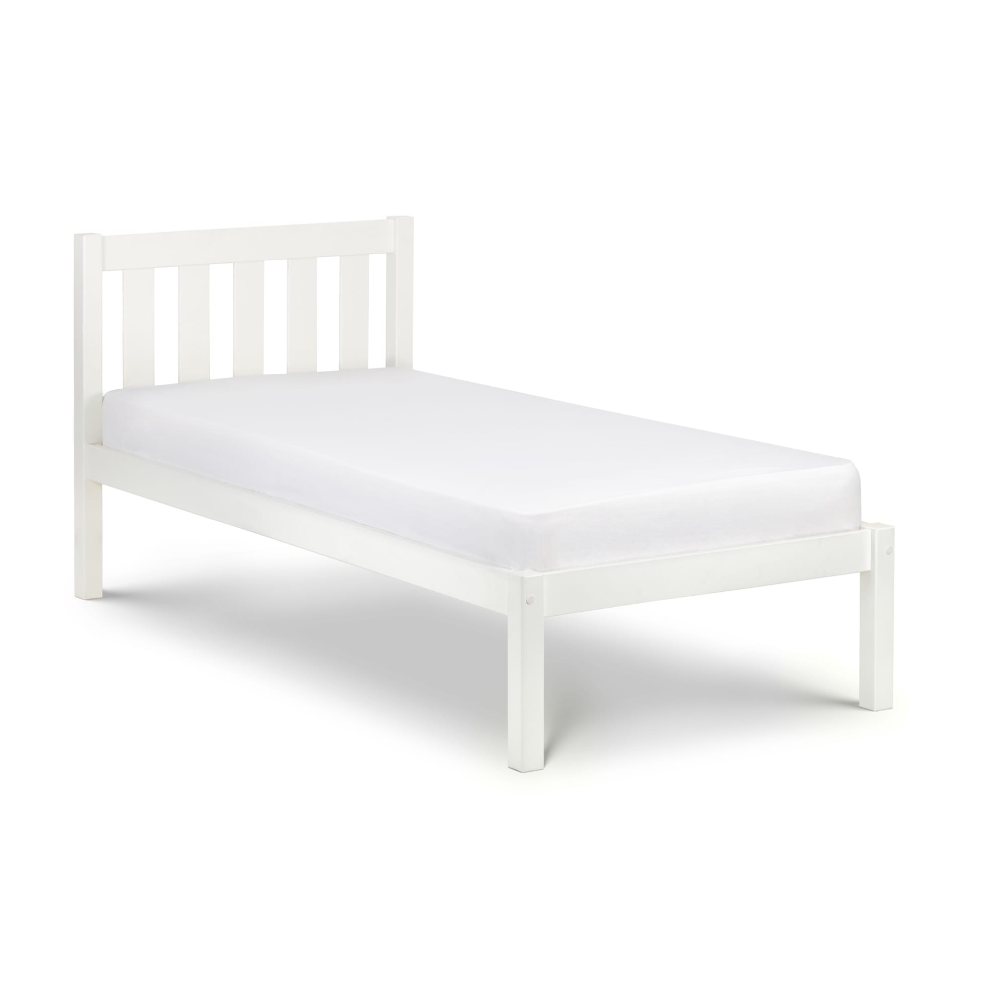 Luna 90cm Single Bed - Surf White