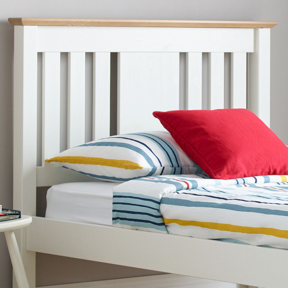 Chester White Single Wooden Bed