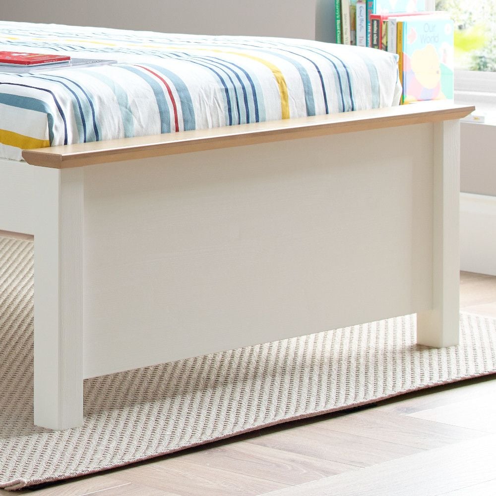 Chester White Single Wooden Bed