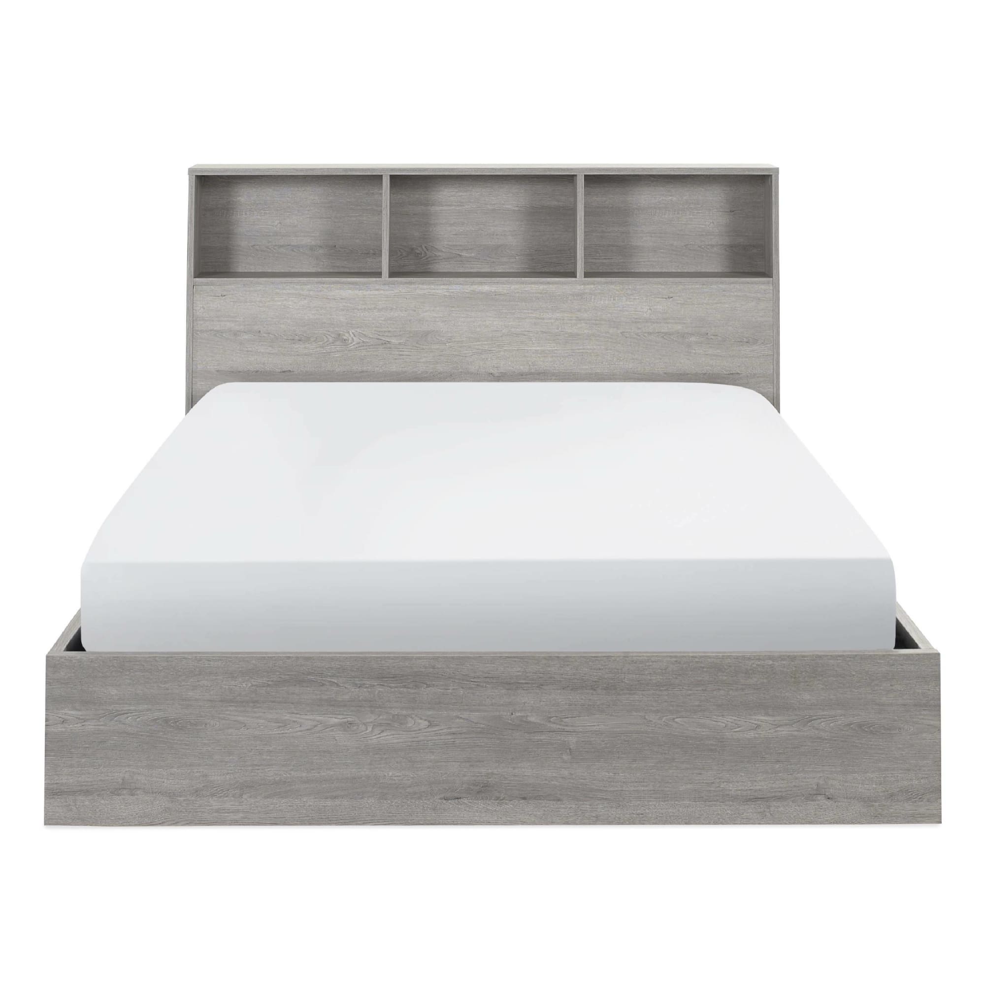 Bali Ottoman Storage 90cm Single Bed - Grey Oak