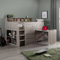 Jupiter Mid Sleeper Bed – Grey Oak