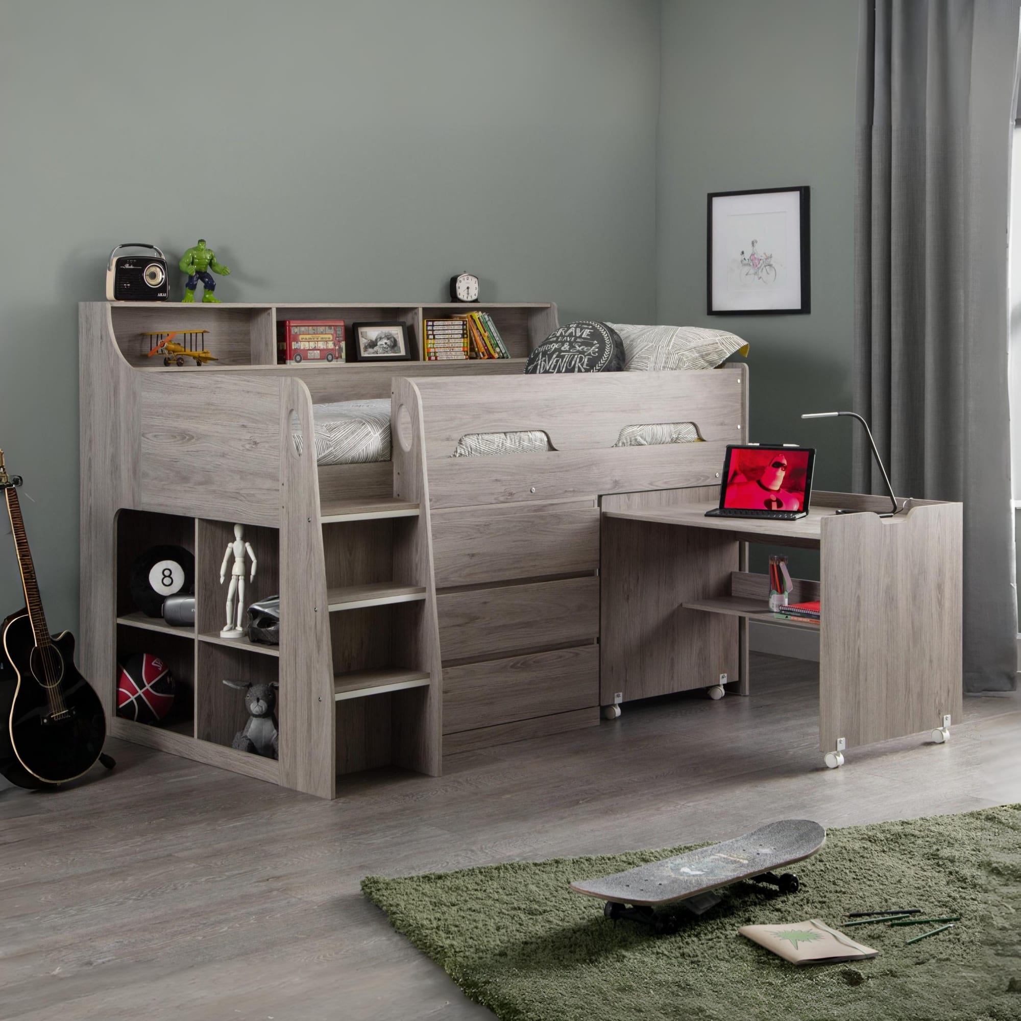 Jupiter Midsleeper Grey Oak