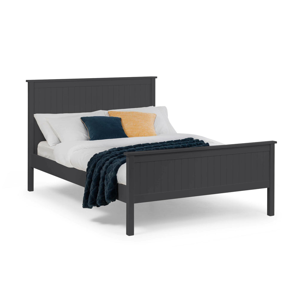Maine 90cm Single Bed - Anthracite