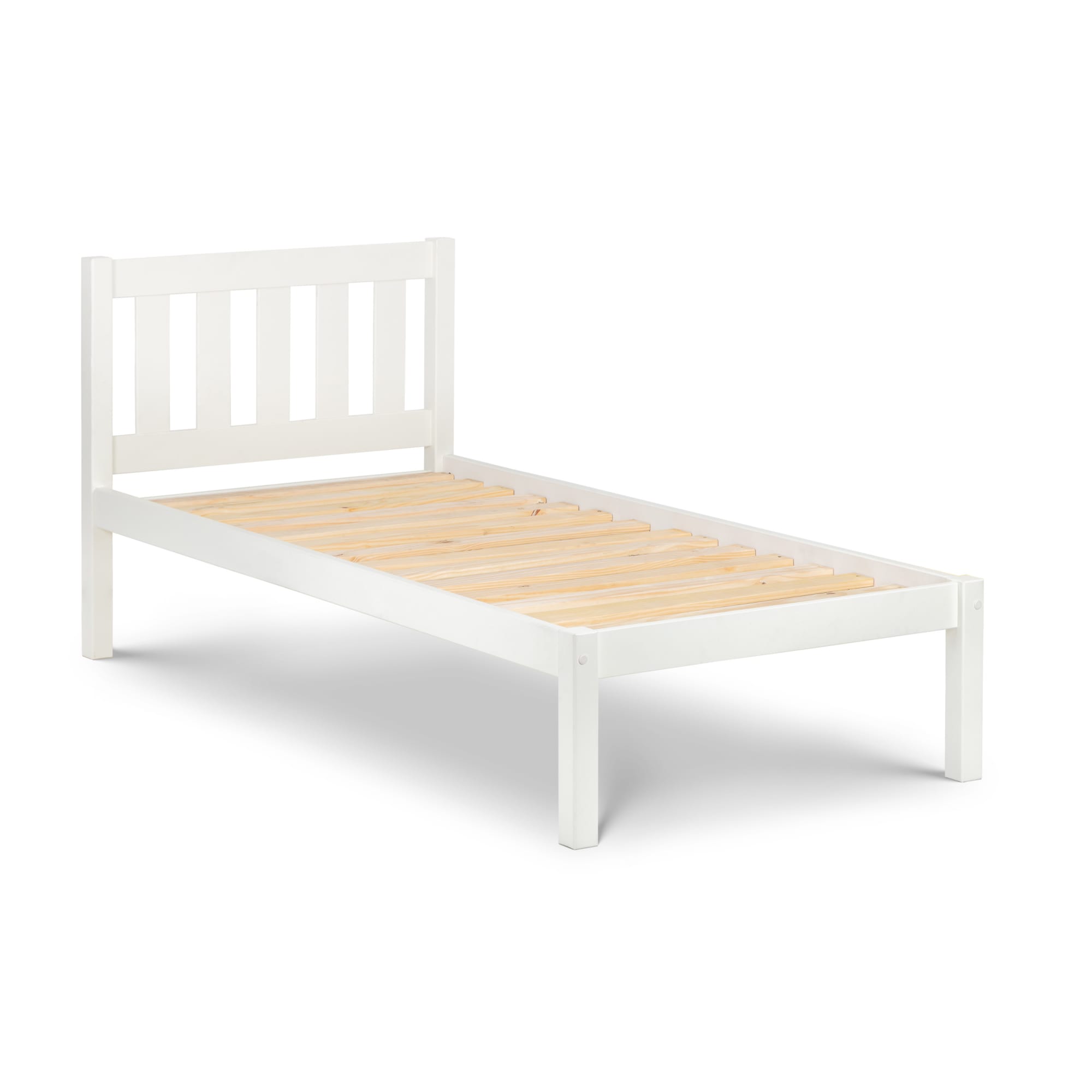 Luna 90cm Single Bed - Surf White