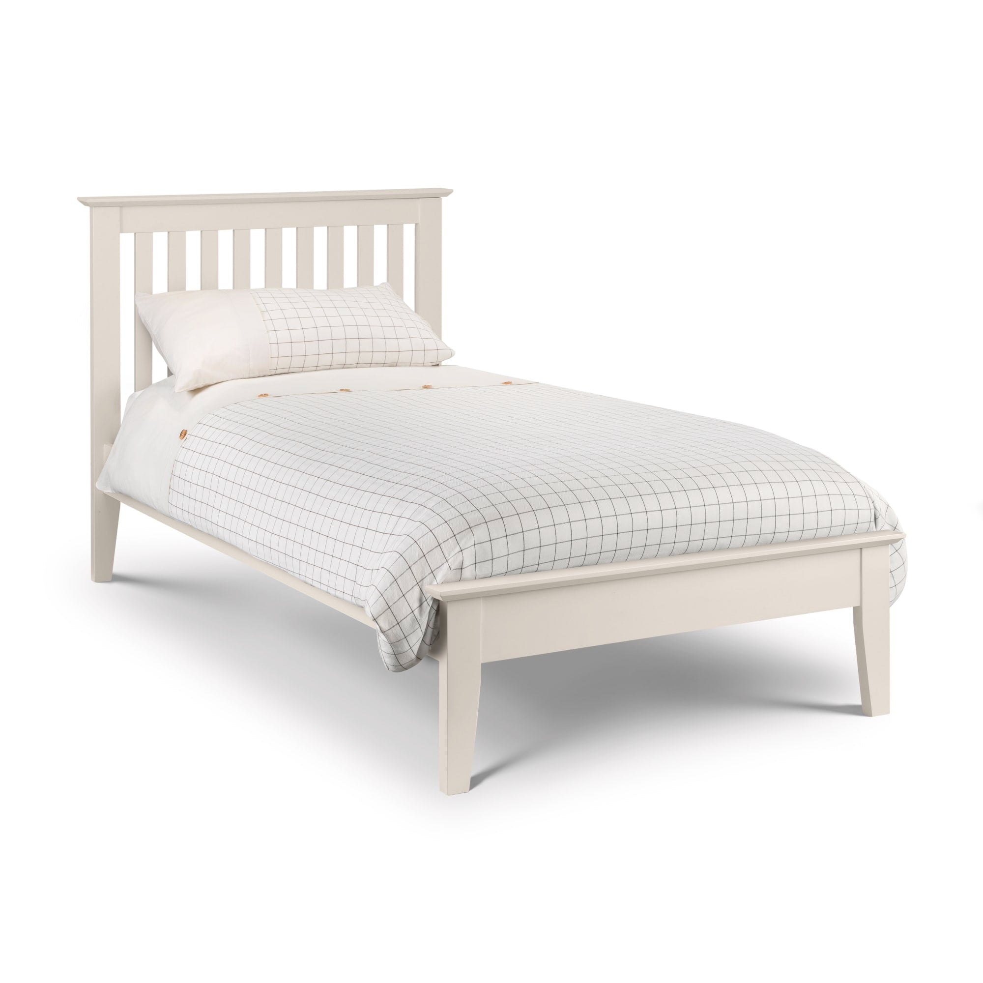 Salerno 90cm Single Bed - Ivory