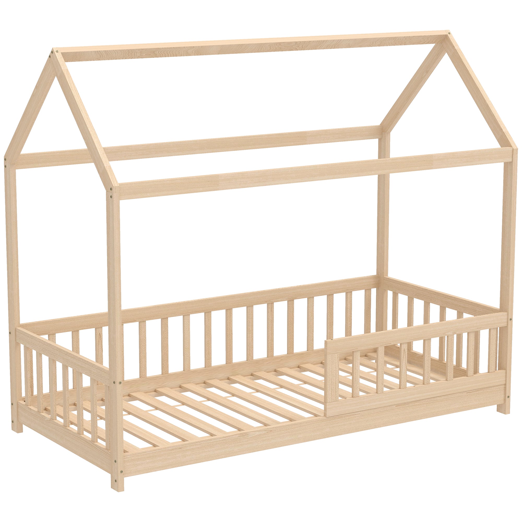 Evelyn Montessori House Bed with Guard Rails