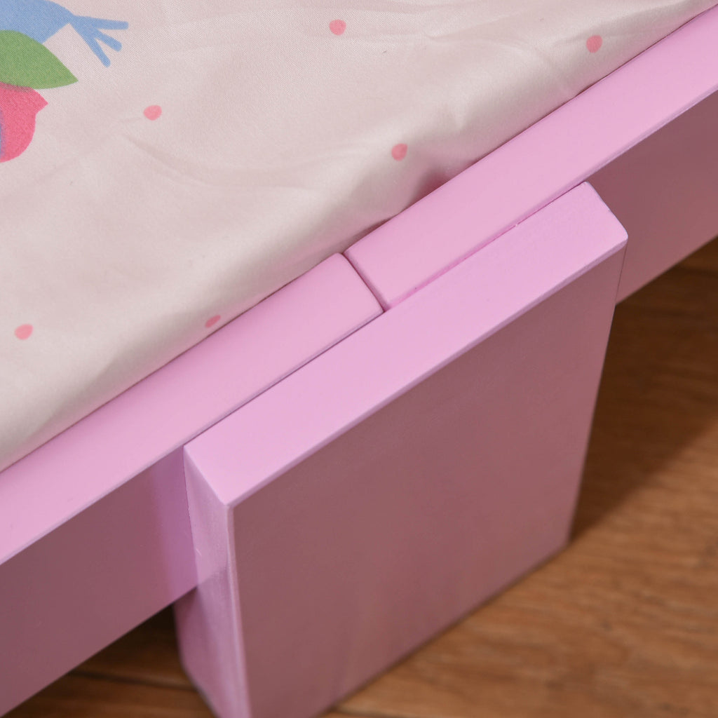 Low Kids Bed Frame with Princess Castle Headboard