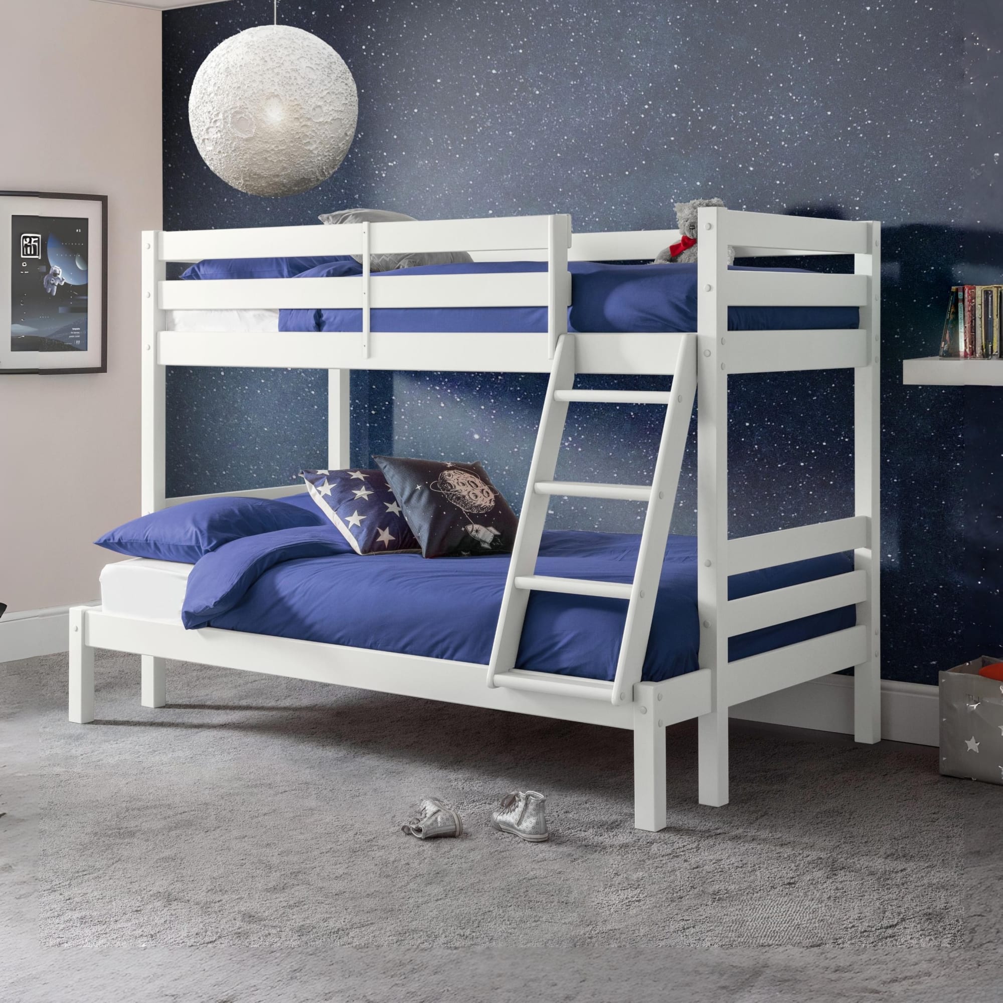 Merlin Triple Sleeper Bunk  Surf White
