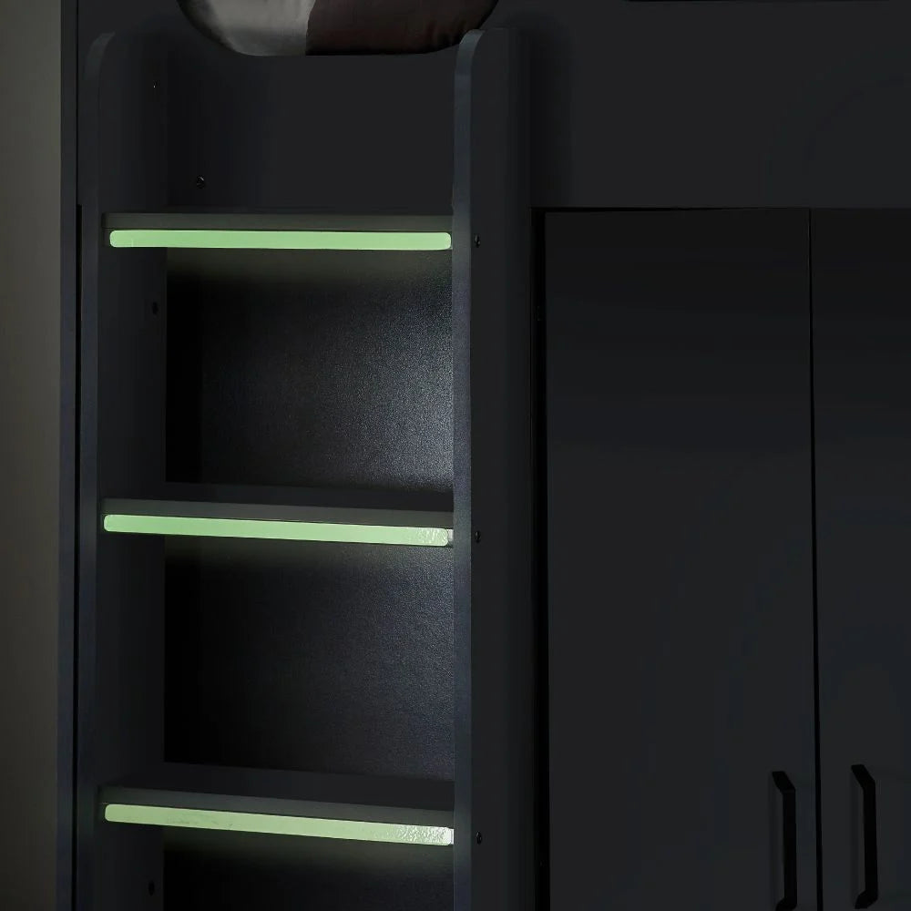 Hercules High Sleeper Bed - Anthracite