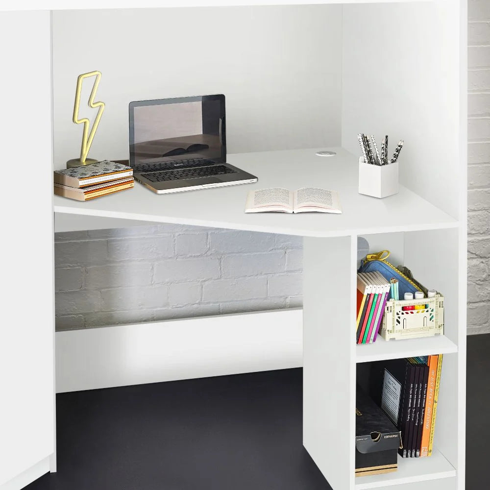Hercules High Sleeper Bed – White