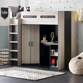 Hercules High Sleeper - Woodgrain & Anthracite