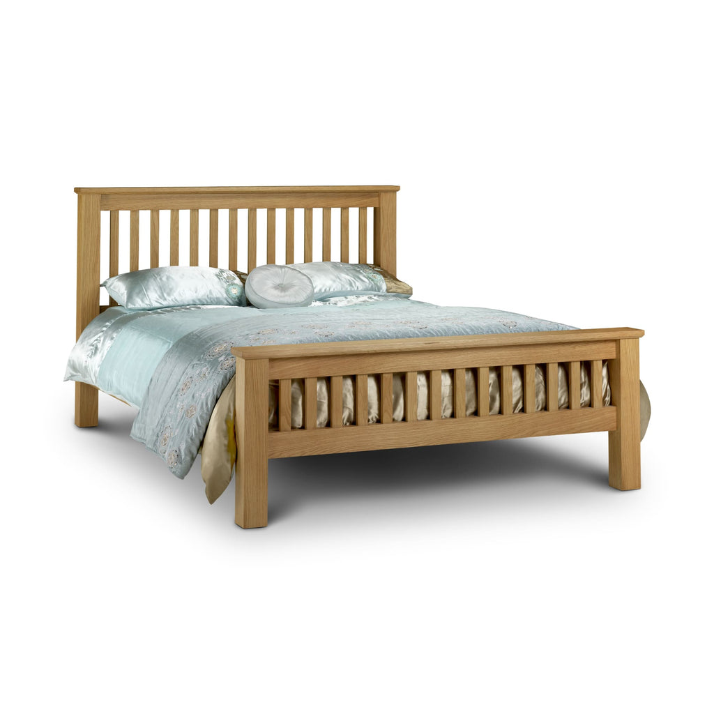 Amsterdam Oak High Footend 135cm Double Bed