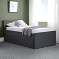 Zara 3ft Single Wooden Guest Bed Frame – Anthracite
