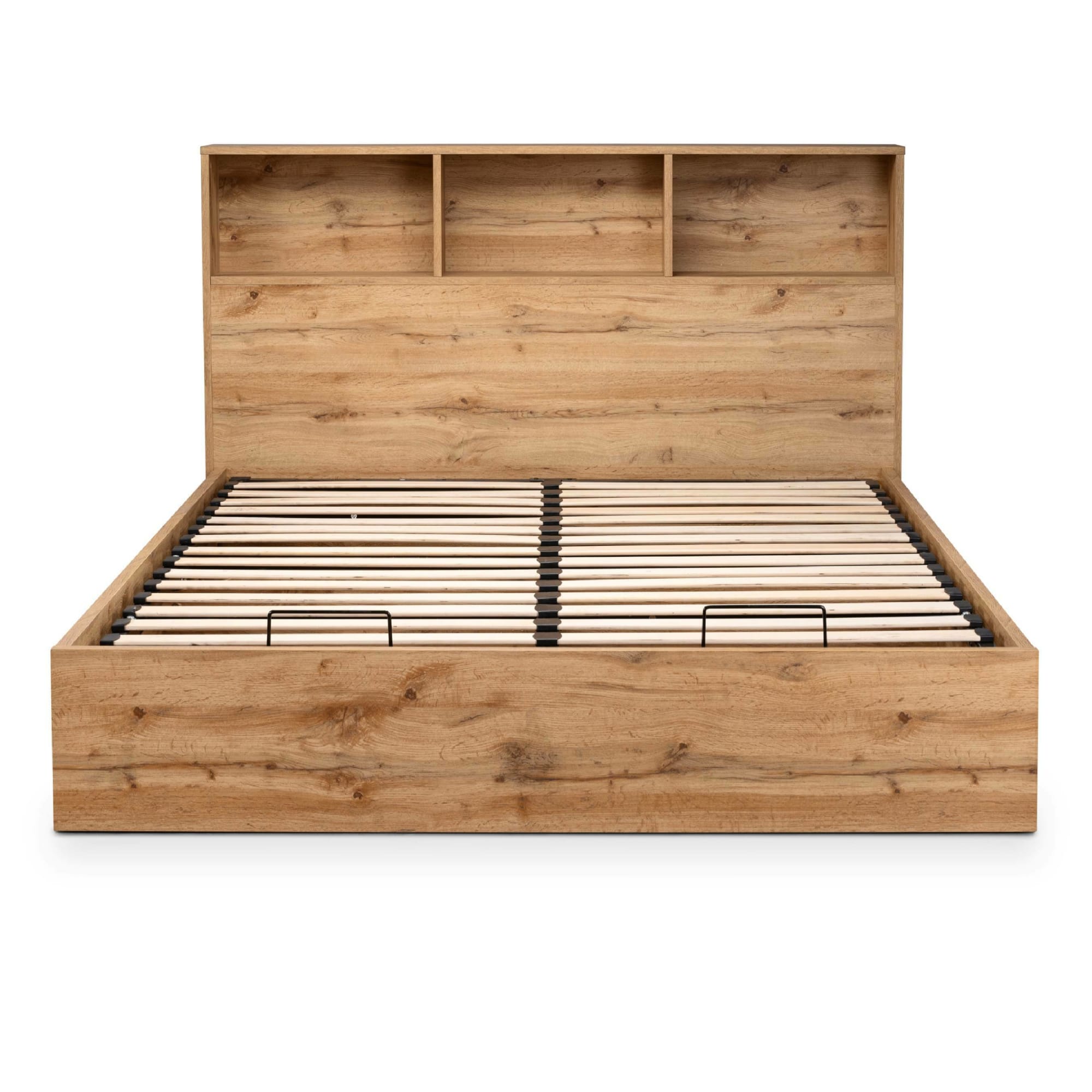 Bali Ottoman Storage 90cm Single Bed - Light Oak