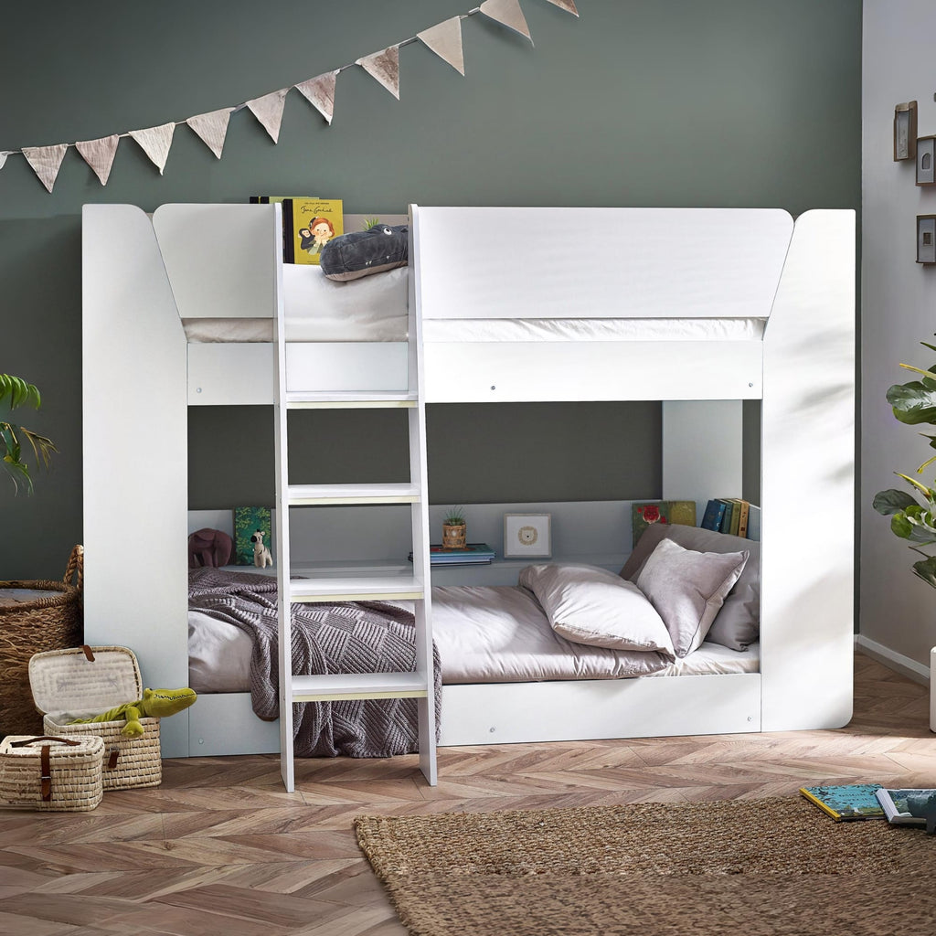 Archer 90cm Wooden Bunk Bed – White