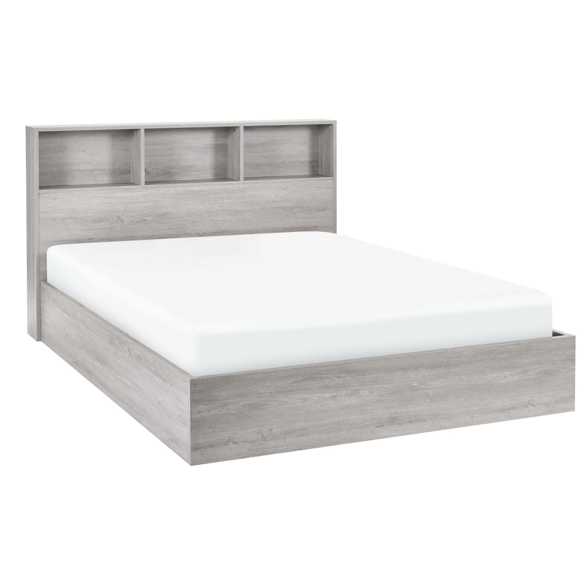 Bali Ottoman Storage 90cm Single Bed - Grey Oak