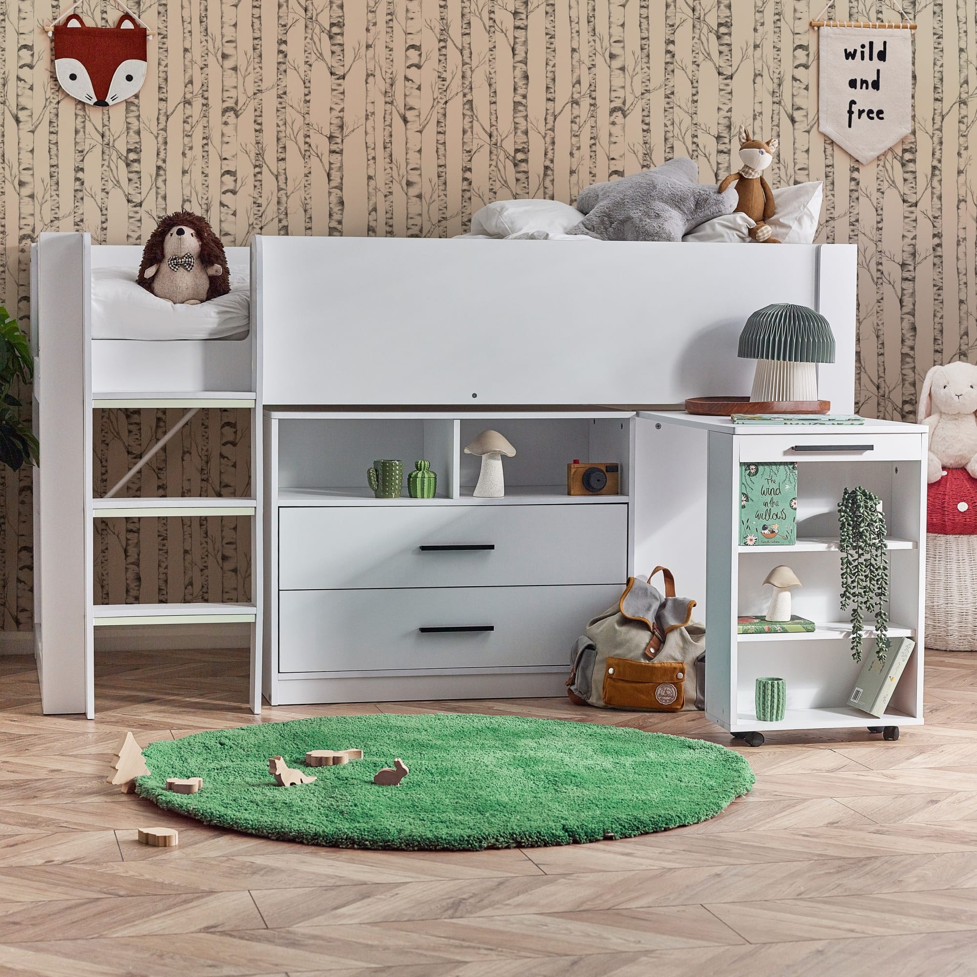 Otis Mid Sleeper - All White