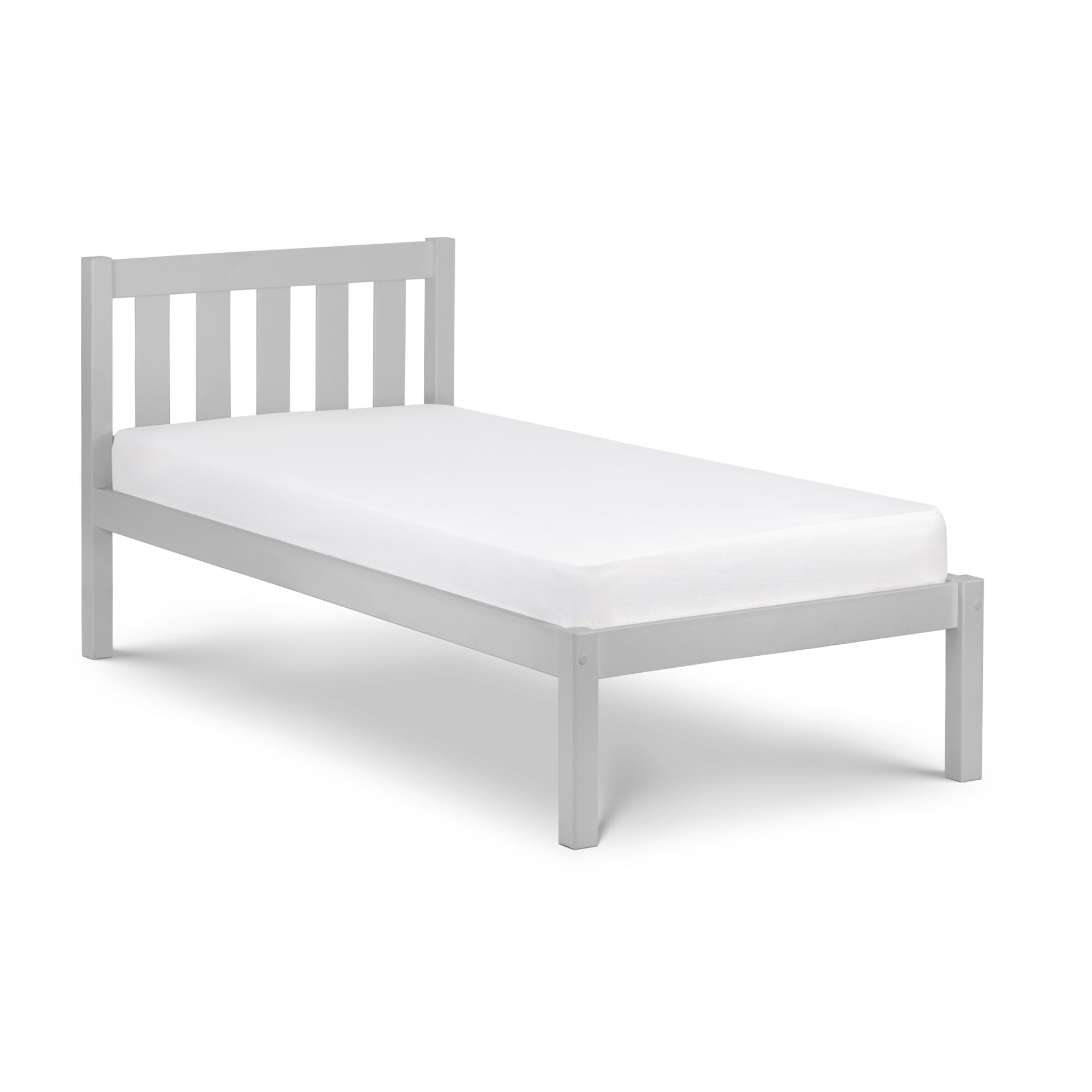Luna 90cm Single Bed - Dove Grey