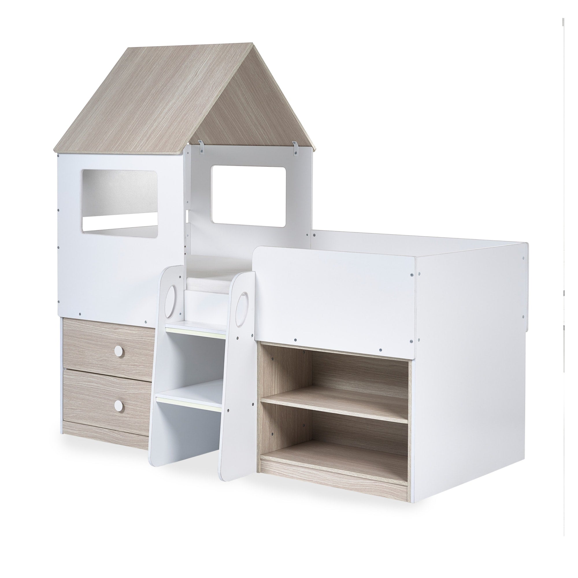 Orpheus Mid Sleeper - Pale Wood And White
