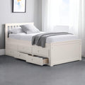 Zara 3ft Single Wooden Guest Bed Frame – White