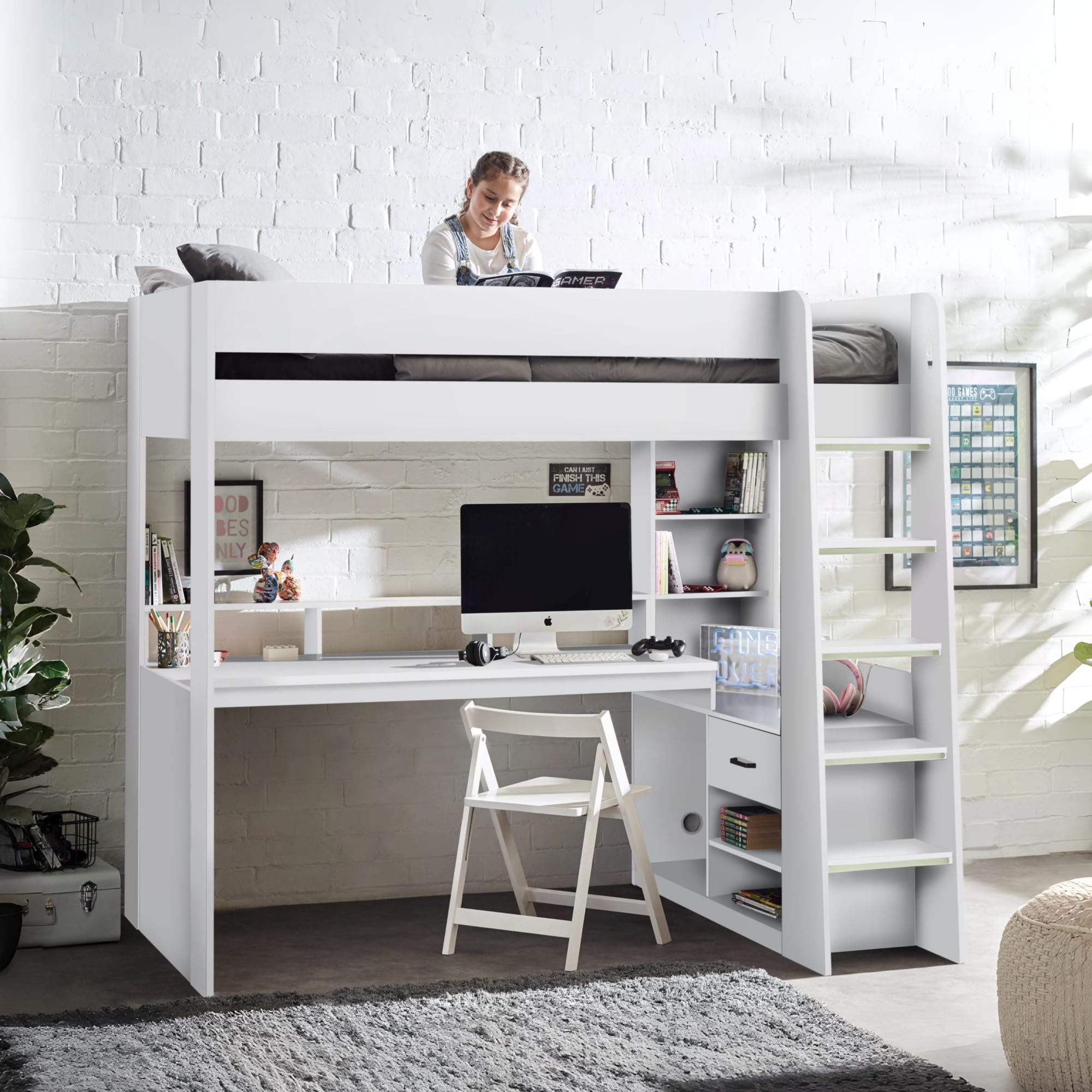 Blaze Gaming Highsleeper  - All White